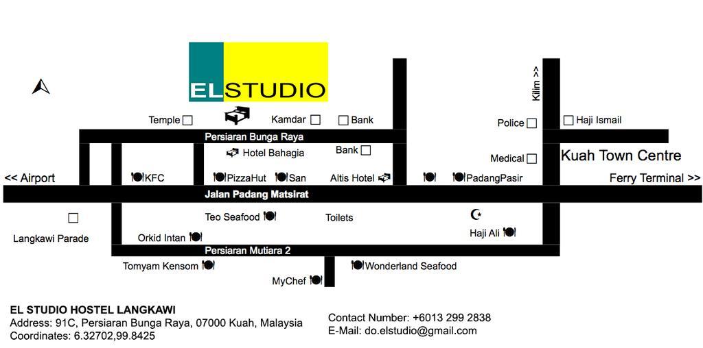 El Studio Hostel Langkawi Kuah Dış mekan fotoğraf